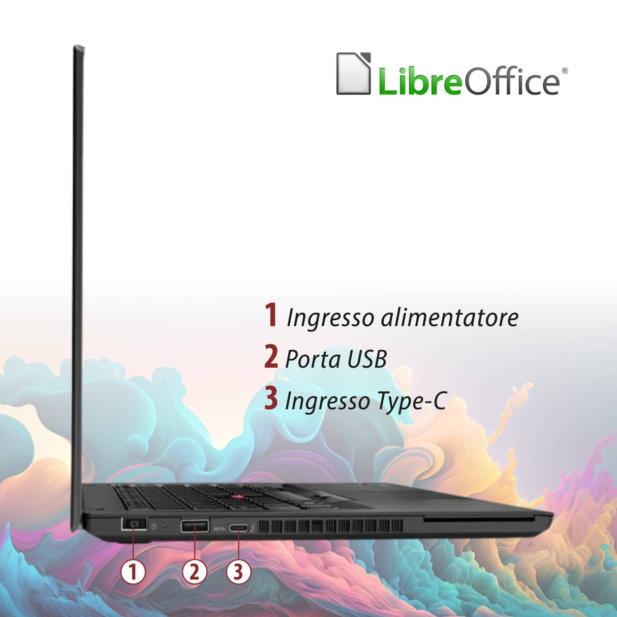 Notebook Pc Portatile Lenovo ThinkPad T470 i5-6200U 14" Ram 16GB SSD 512GB Win 11 Pro