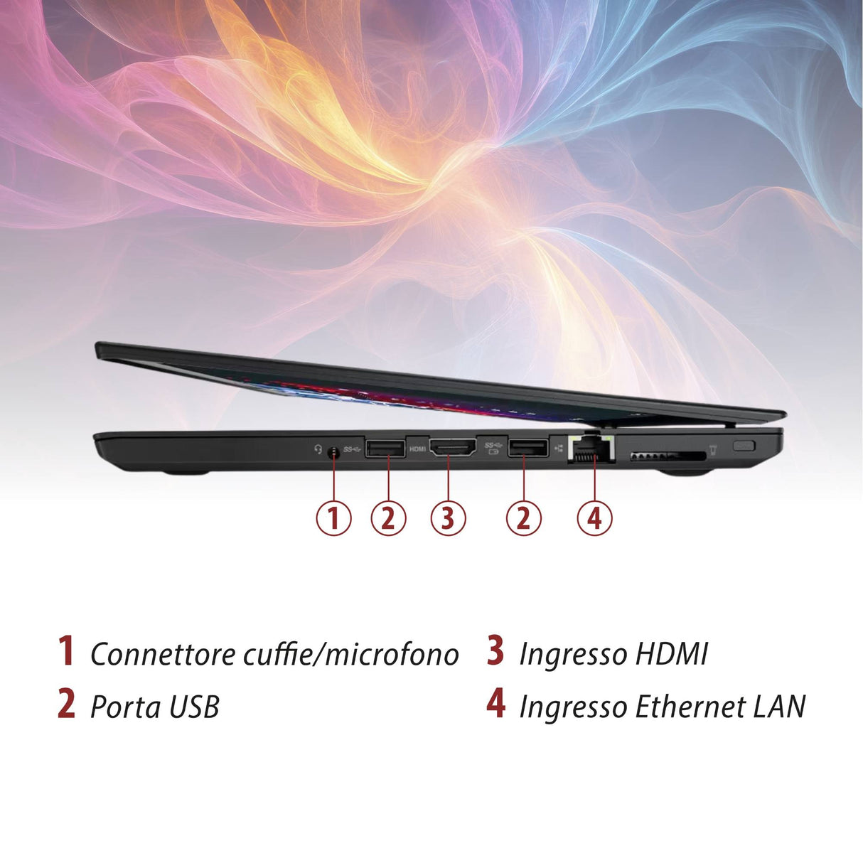 Notebook Pc Portatile ThinkPad T470s i5-6200U 14" Ram 20GB SSD 512GB Win 10 Pro