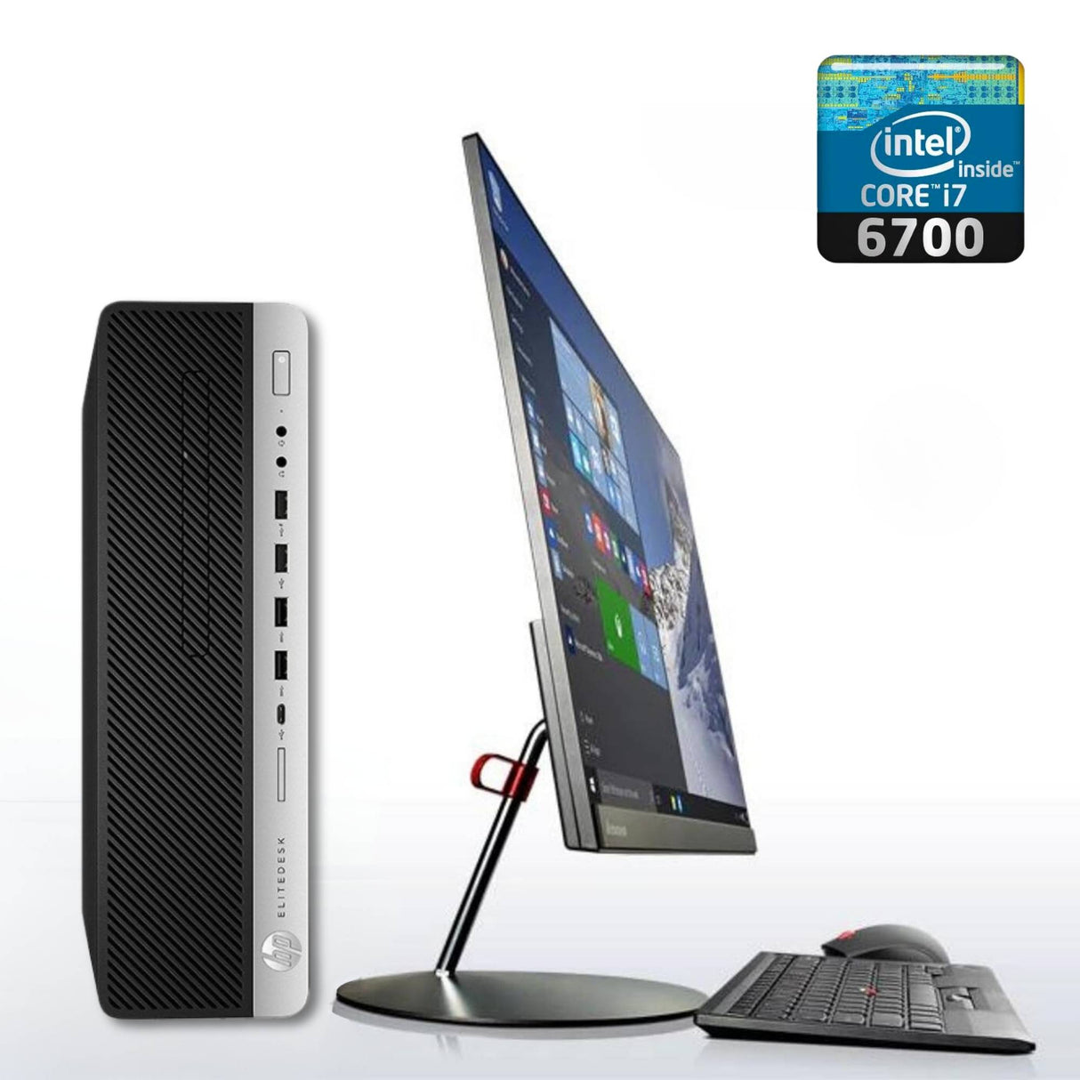 PC Computer Desktop Fisso HP 800 G3 SFF i7-6700 Ram 8GB 256GB SSD Win 10 Pro