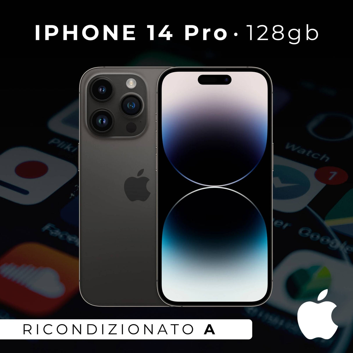 Apple iPhone 14 Pro 128GB Black Grado A