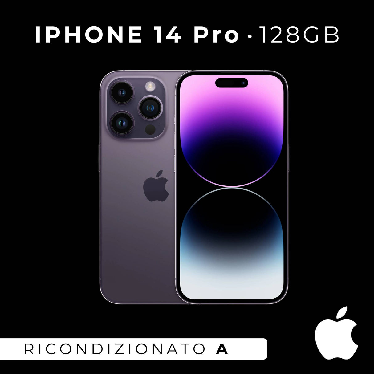 Apple iPhone 14 Pro 128Gb Viola Ricondizionato - Ottimo