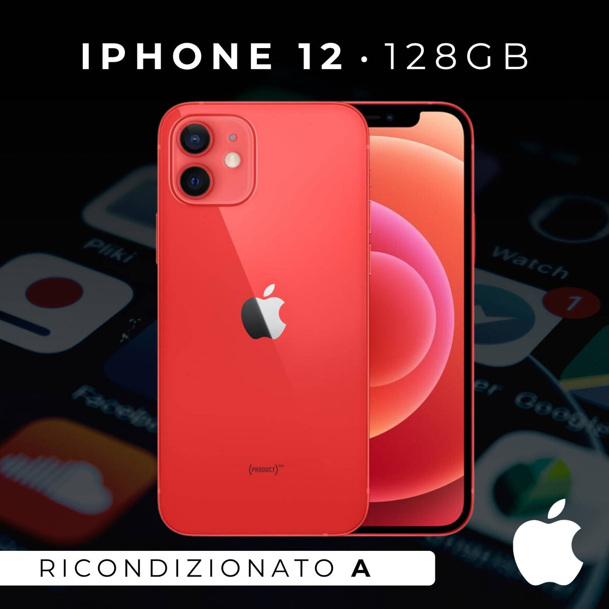 Apple iPhone 12 128GB Rosso Grado A