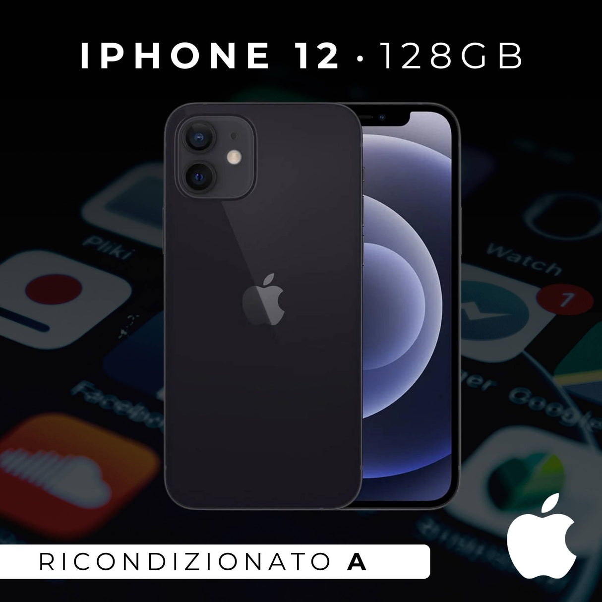 Apple iPhone 12 128GB Nero Grado A