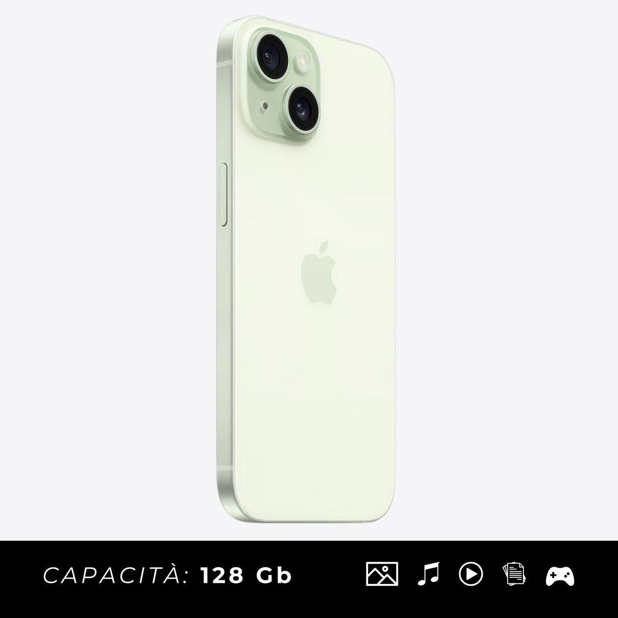 Apple iPhone 15 128GB Verde Ricondizionato - Buono