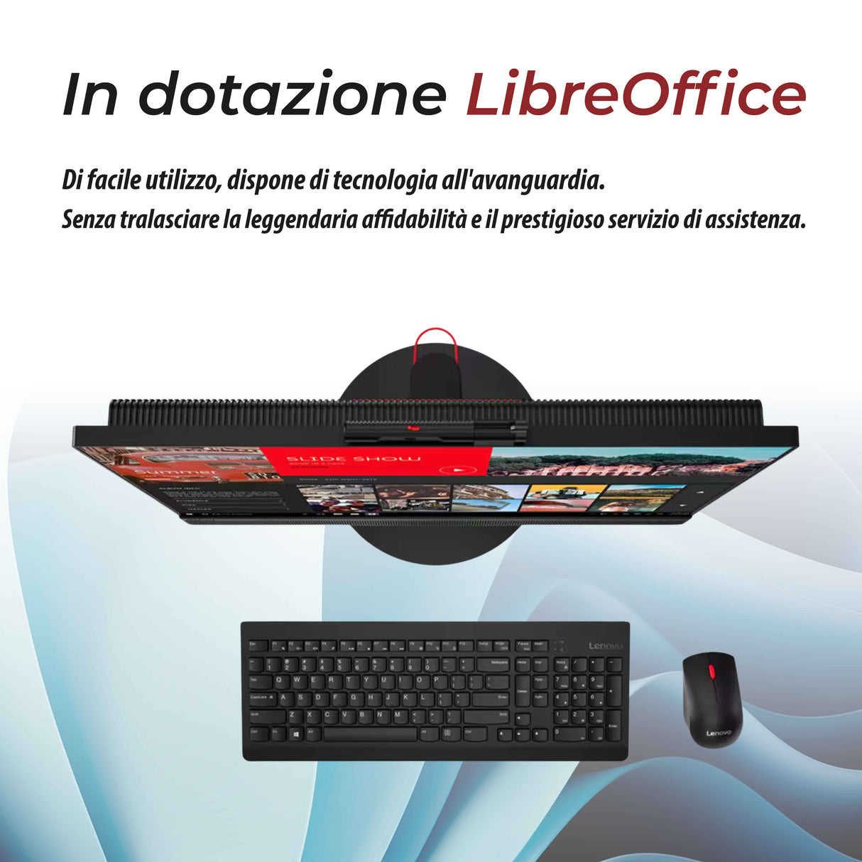 PC Computer Desktop Fisso  PC Computer Desktop Fisso Lenovo M820Z All In One i5-8500 21,5"  Ram16GB SSD 512GB  Win 11 Pro FHD Borderless