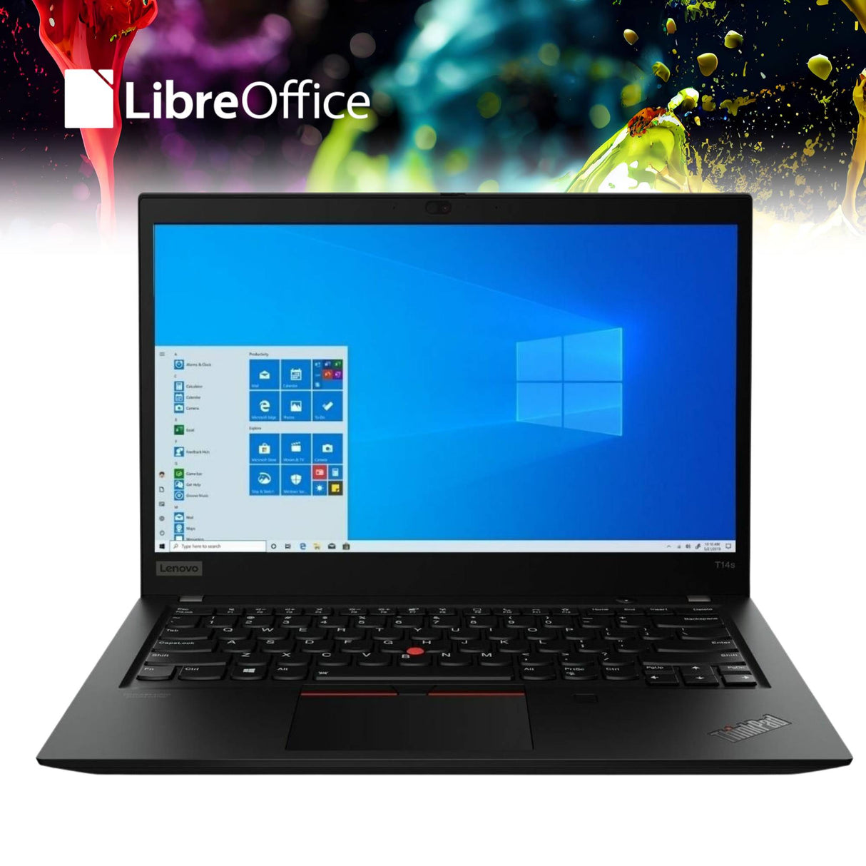 Notebook Pc Portatile Lenovo ThinkPad T14s 14" FHD i5-10310U Ram 16Gb SSD 256Gb Win 11 Pro
