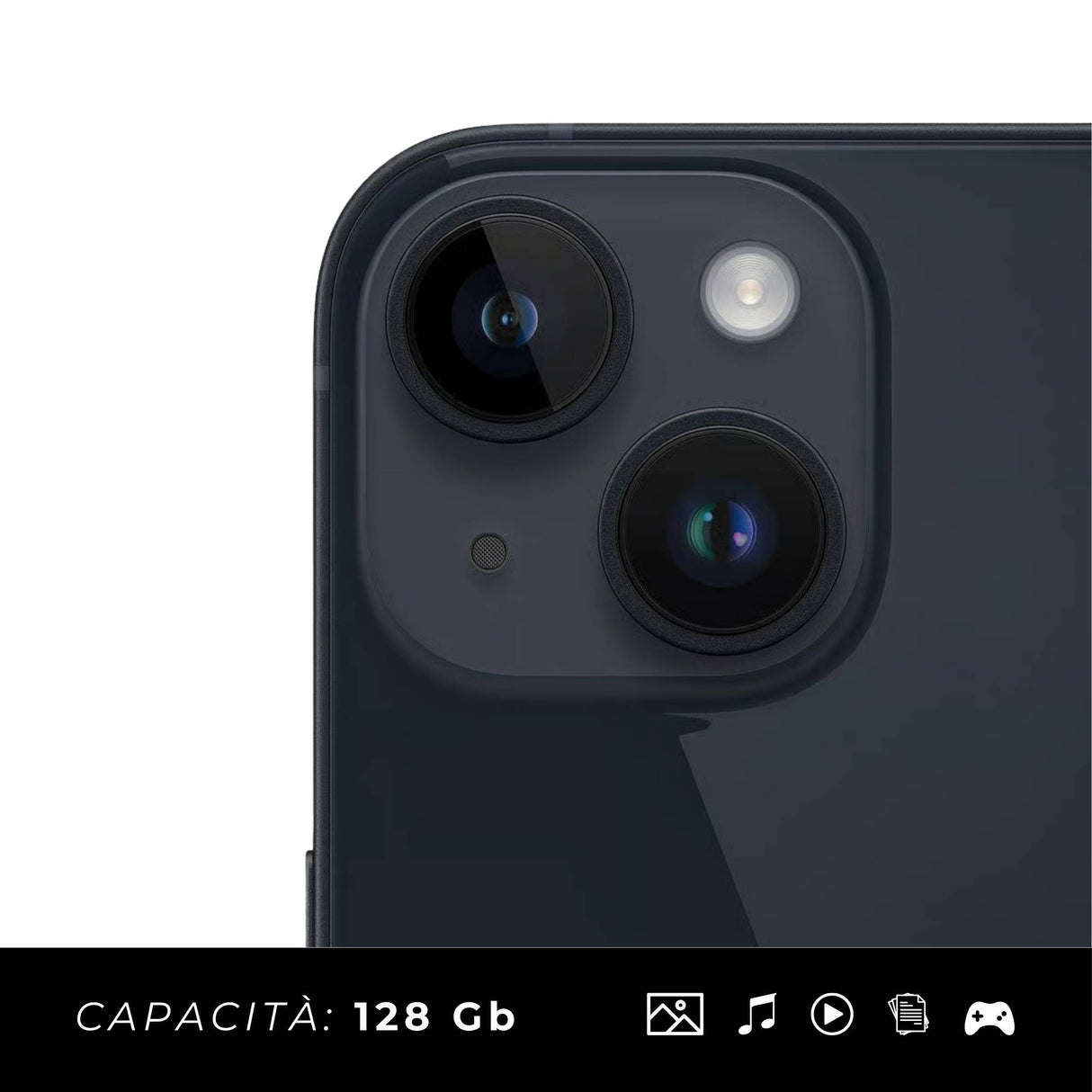 Apple iPhone 14 128Gb Nero Ricondizionato - Ottimo