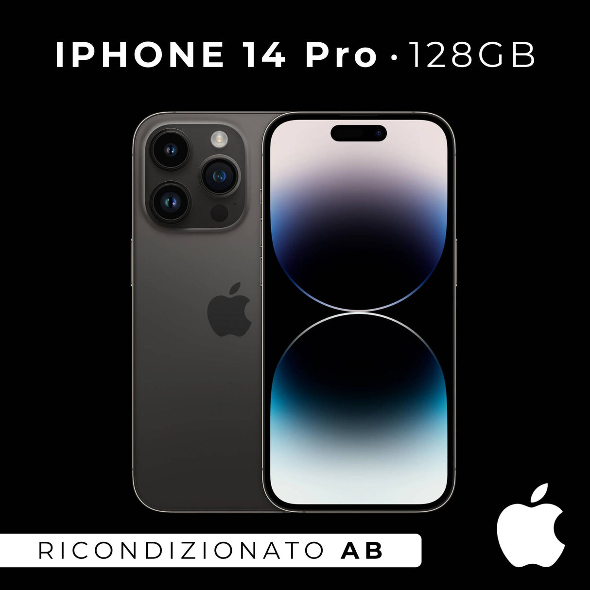 Apple iPhone 14 Pro 128Gb Nero Ricondizionato - Buono
