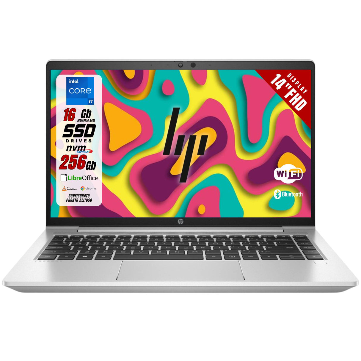 Notebook Pc Portatile HP Probook 640 G8 i5-1135G7 16GB 256GB 14" Win11