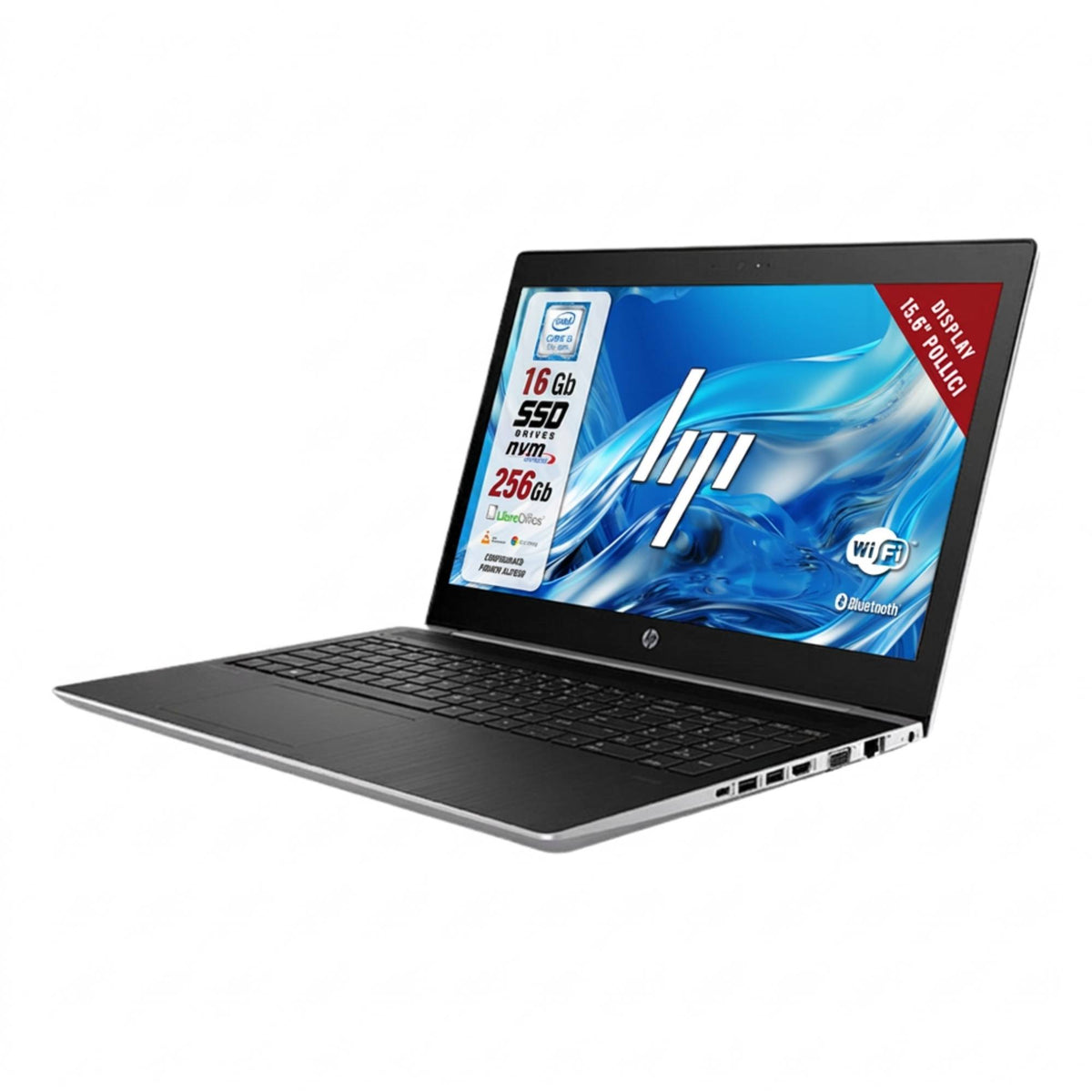 Notebook Pc Portatile HP Probook 450 G5 i5-7200U 15,6" Ram 32GB SSD 1TB Win 10 Pro