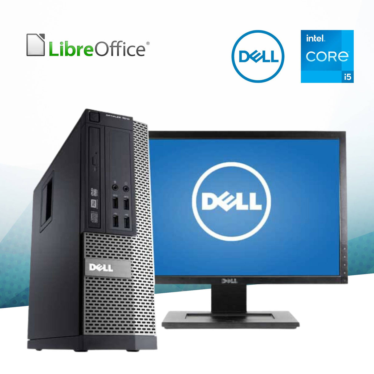 PC Computer Desktop FissoDell 7010 SFF I5-3470 Ram 16Gb SSD 500Gb Win 10 Pro