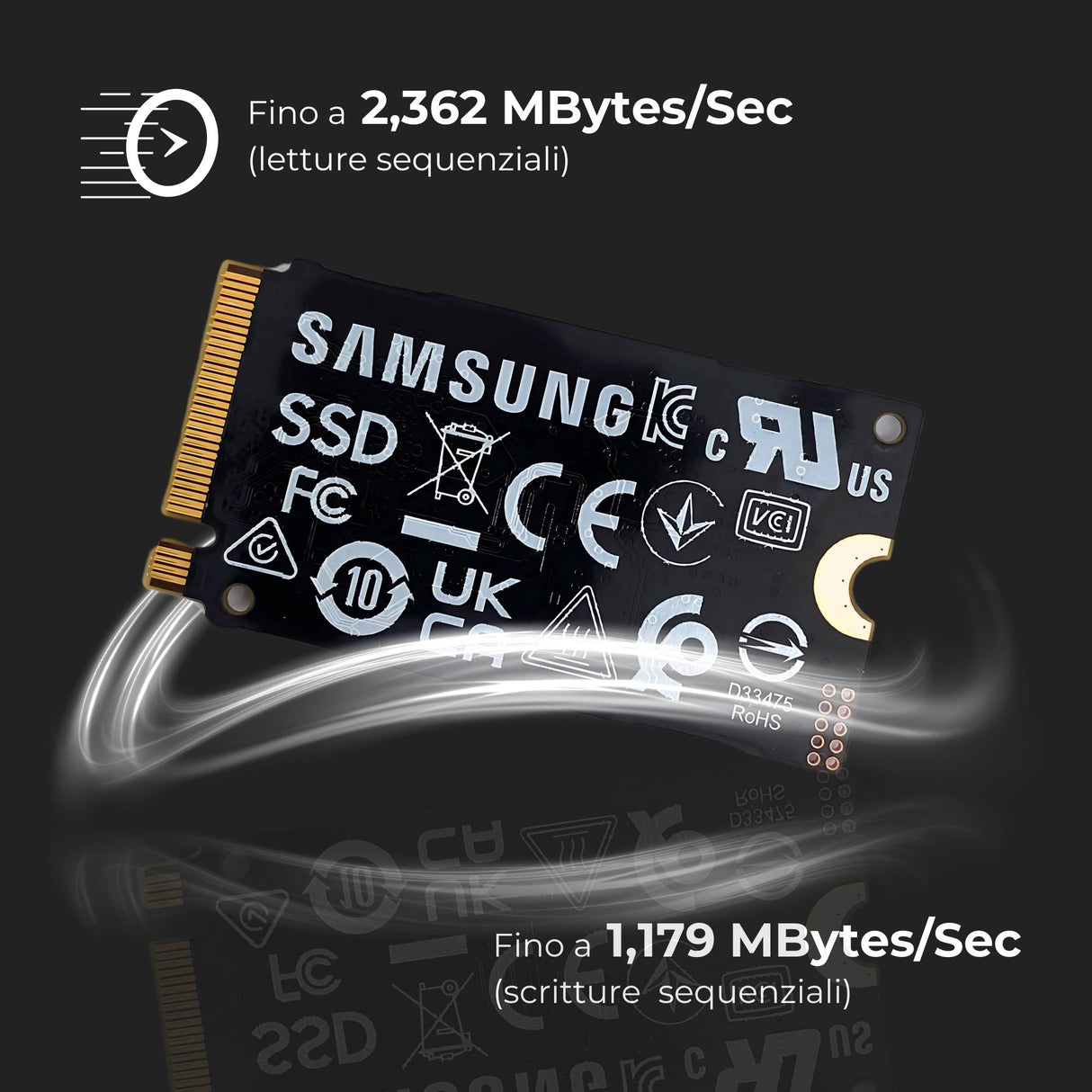 Samsung - SSD memoria M.2 PCIe 3.0 256GB NVMe Nuova Bulk