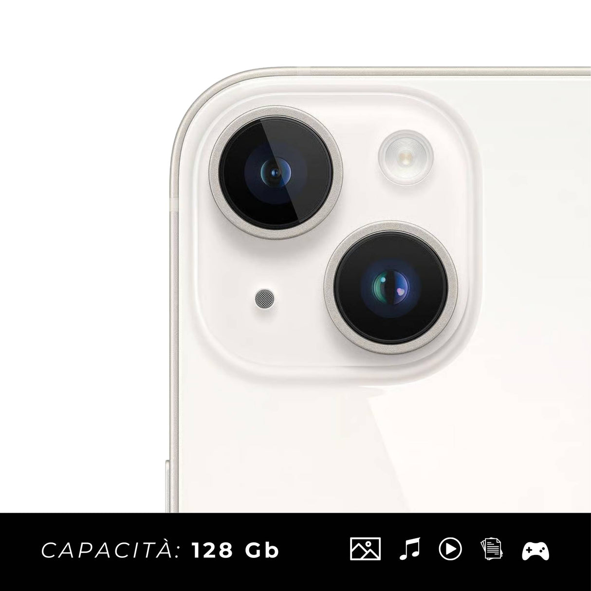 Apple iPhone 14 128GB Bianco Ricondizionato - Ottimo