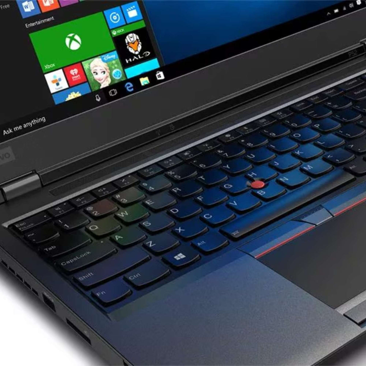 Notebook Pc Portatile Lenovo P52 15.6" I7-8750H 16Gb 512Gb P1000 Quadro W11 Libre ricondizionato