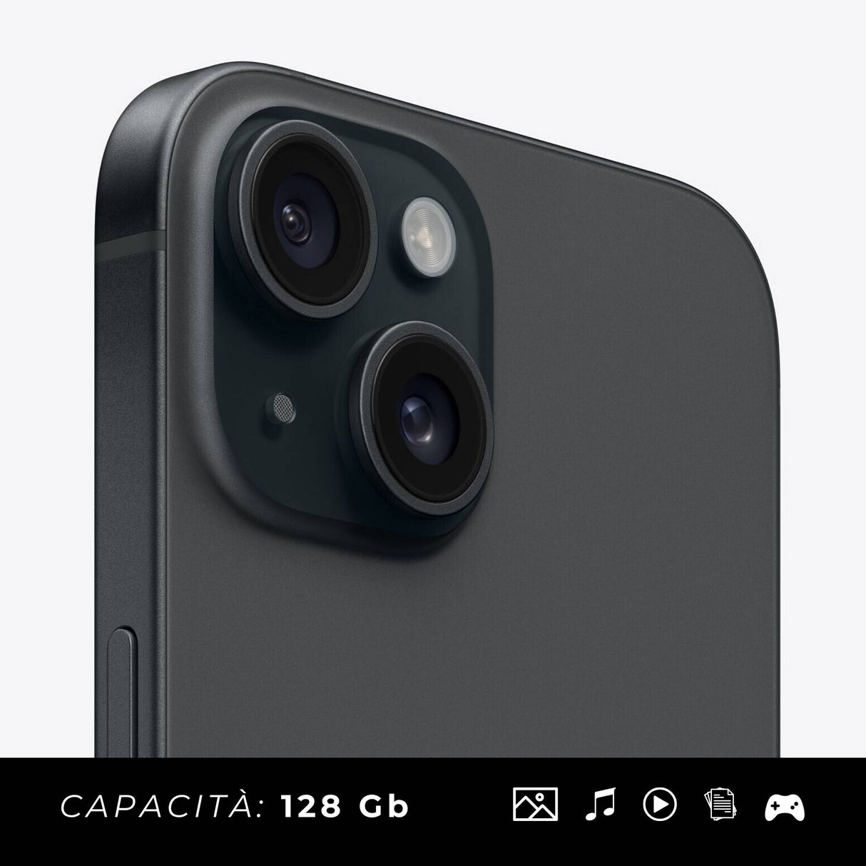 Apple iPhone 15 128Gb Nero Ricondizionato - Premium