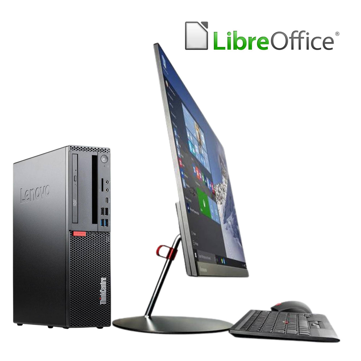 PC Computer Desktop Fisso Lenovo M720S SFF i5-8500 Ram 8GB SSD 256GB Win11 Libre ricondizionato
