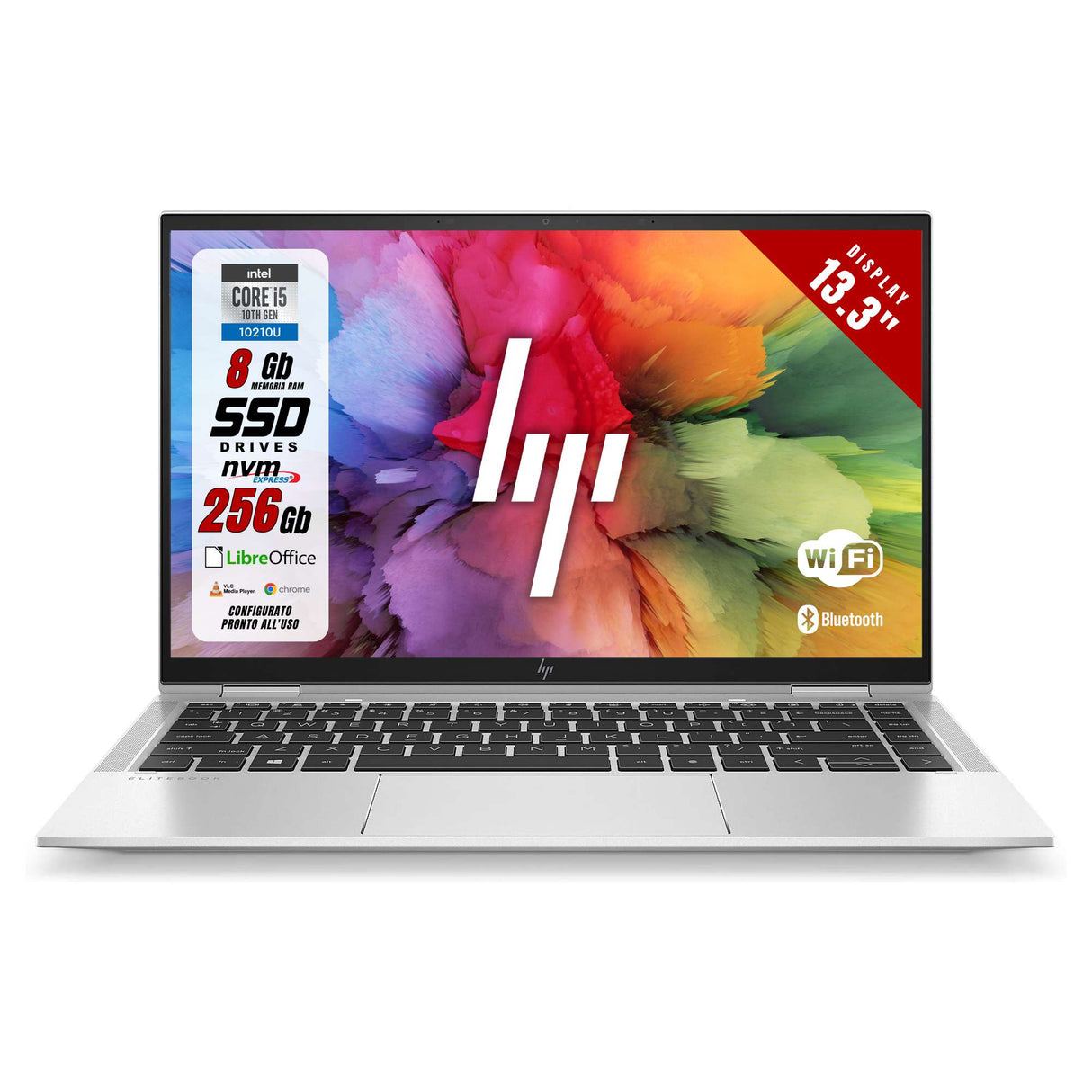 LNF - HP 1030 x360 G7 Convertible 13.3" Touch core i5-10210U 8GB 256GB W11 Libre