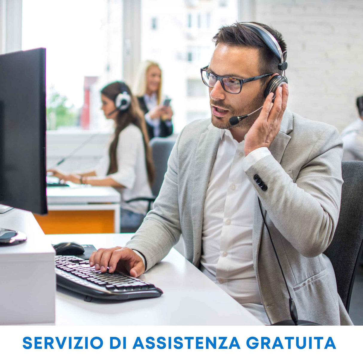 PC Computer Desktop Fisso Lenovo M710Q Intel i7-6700 Ram 8GB SSD 256GB , Monitor 24" Win 10 Pro + Mouse e tastiera