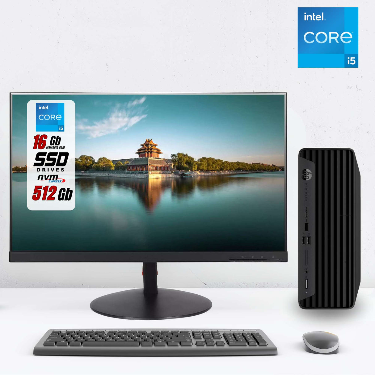 PC Computer Desktop Fisso HP 400 G9 SFF i5-13500 Ram 16GB SSD 512GB Win 11 Nuovo