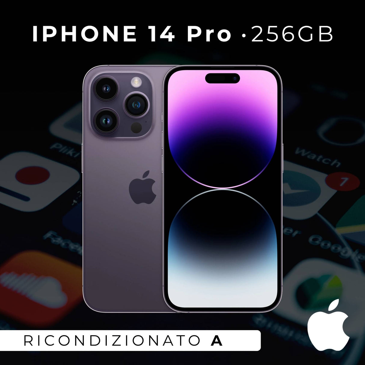 Apple iPhone 14 Pro 256 VIOLA Grado A