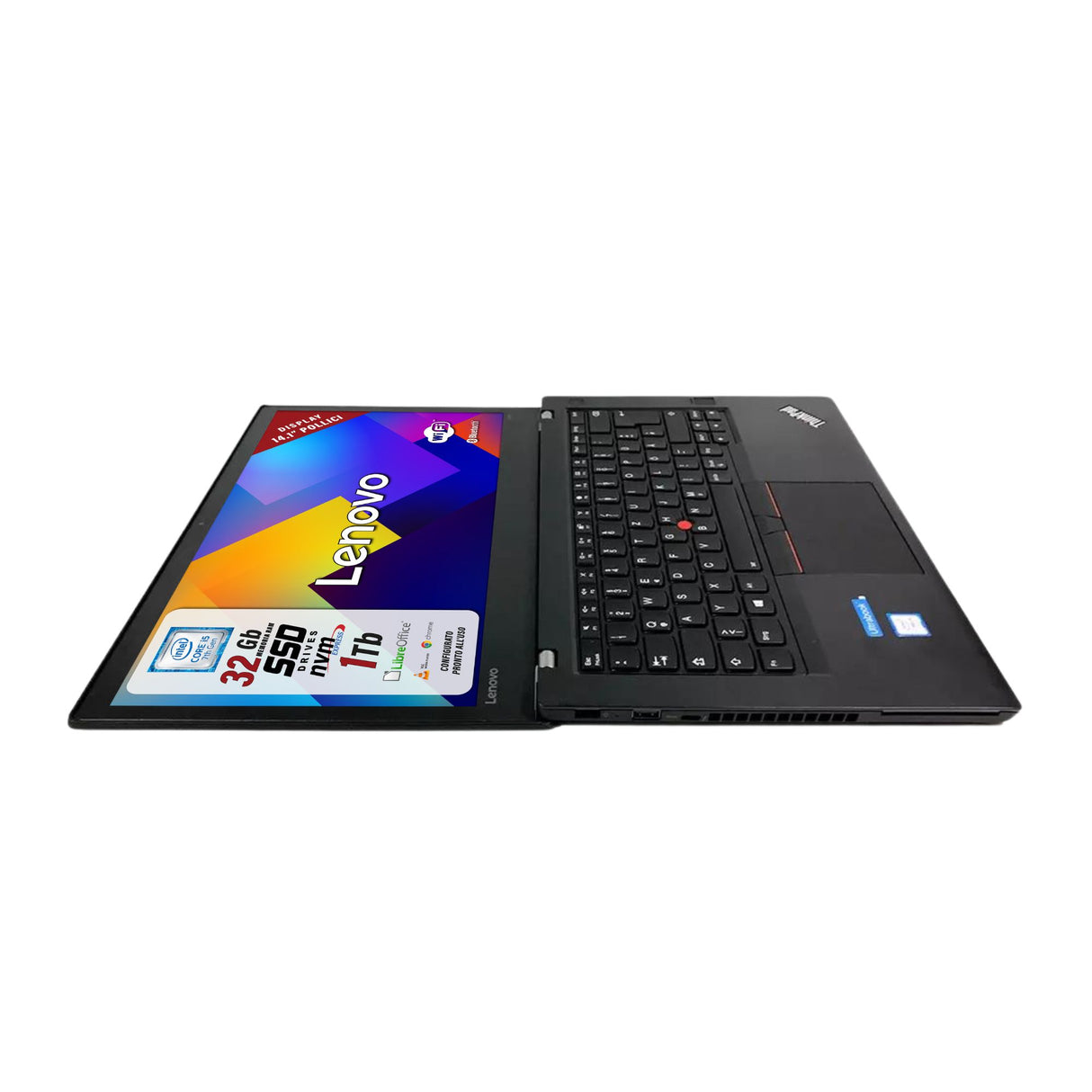 OIL - Lenovo T470 Core i7-7600U RAM:32GB-SSD:1000GB 14" W10 Libre + Finger Print