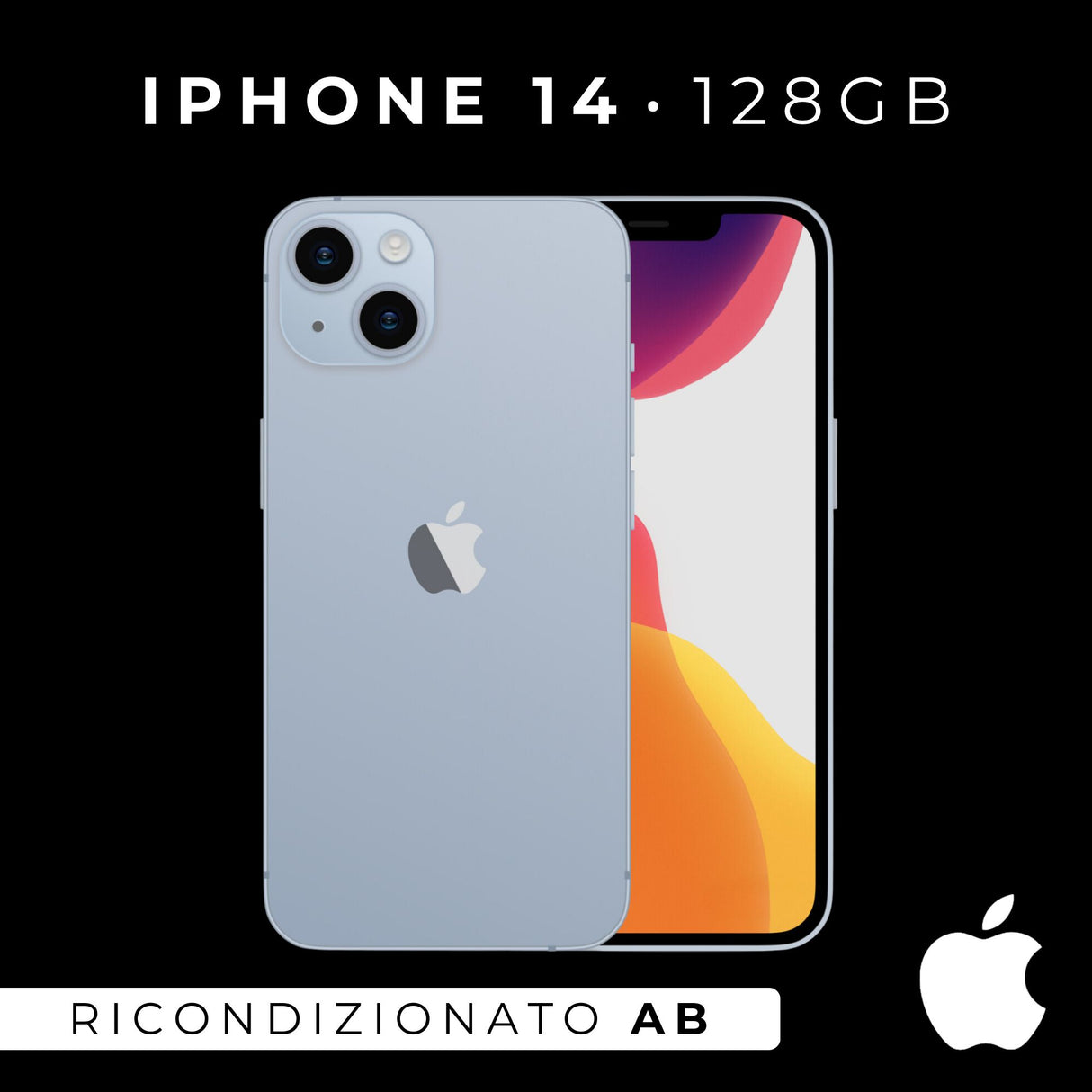 Apple iPhone 14 128GB Azzurro Ricondizionato - Buono