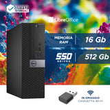 PC Computer Desktop Fisso Dell 7040 SFF i7-6700 Ram 16GB SSD 512GB  Win 11 Pro