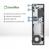 PC Computer Desktop Fisso HP 600 G3 SFF i5-6500 Ram 8Gb SSD 256Gb Win 11 Pro