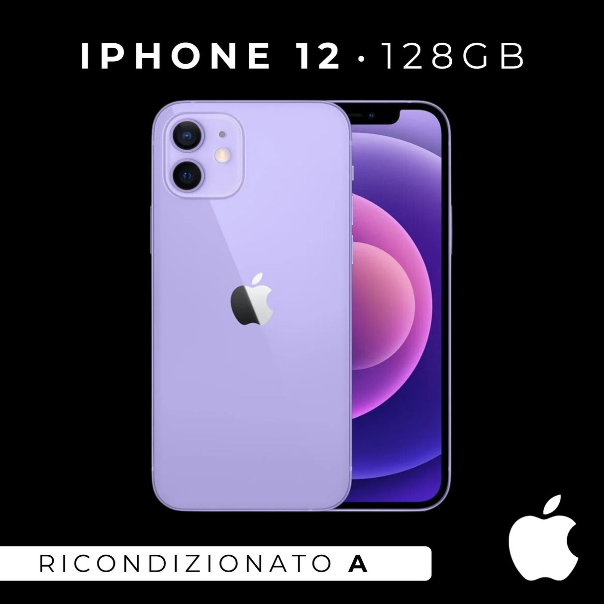 Apple iPhone 12 128Gb Viola Ricondizionato - Ottimo