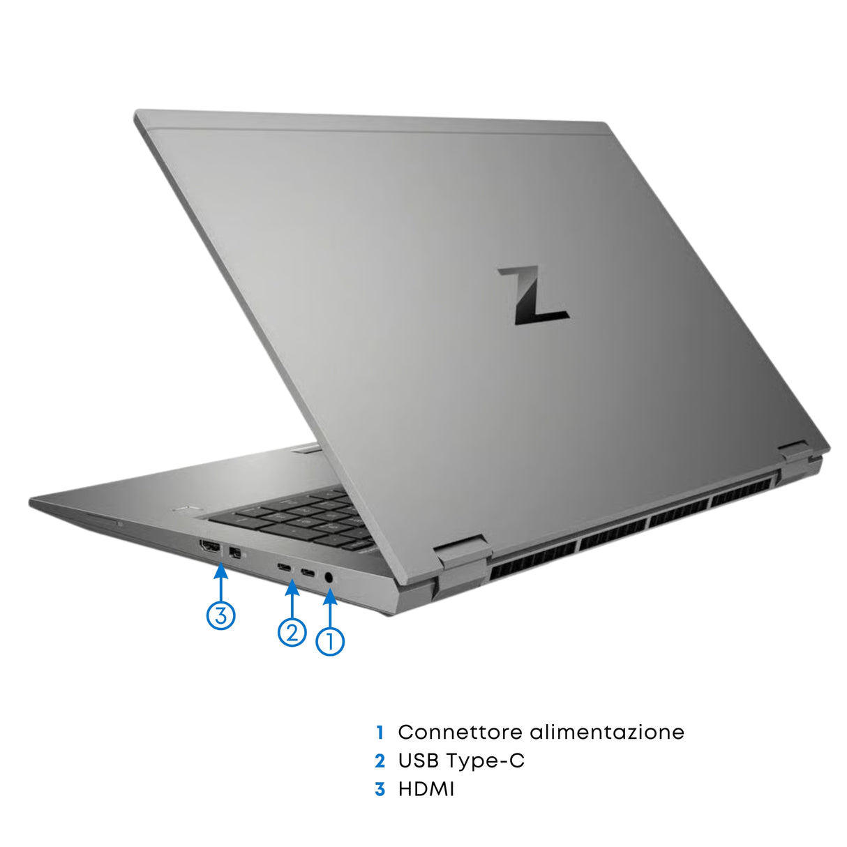 Notebook Pc Portatile HP Zbook Fury 17 G8 i7-11800H Ram 32Gb SSD 512Gb Win 11
