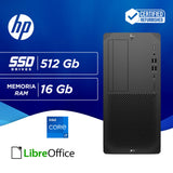 PC Computer Desktop Fisso HP Z2 G5 i7-10700 Ram 16GB SSD 512GB P2000 5Gb Win 11 Pro Libre ricondizionato
