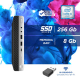 PC Computer Desktop Mini HP 600 G3 i5-7500T Ram 8 GB SSD 256GB Win 11