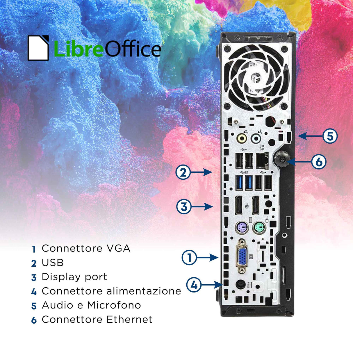 PC Computer Desktop Fisso HP 800 G1 USDT I7-4770S RAM 16GB SSD 512GB Win 11