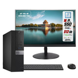 PC Computer Desktop Dell 7040 SFF i7-6700 Ram 16GB SSD 512GB Win 11 Pro Monitor 24" FHD + Mouse + Tastiera