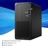 PC Computer Desktop Fisso HP Z2 G5 i7-10700 Ram 16GB SSD 512GB P2000 5Gb Win 11 Pro Libre ricondizionato