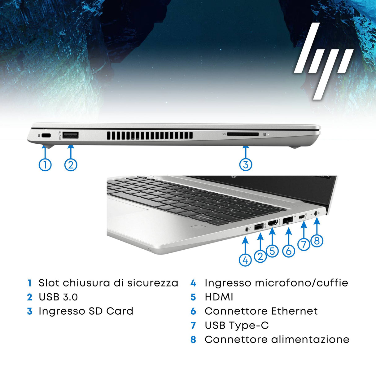 Notebook Portatile HP Probook 430 G6 i7-8565U 16 256 W11 Libre Ricondizionato