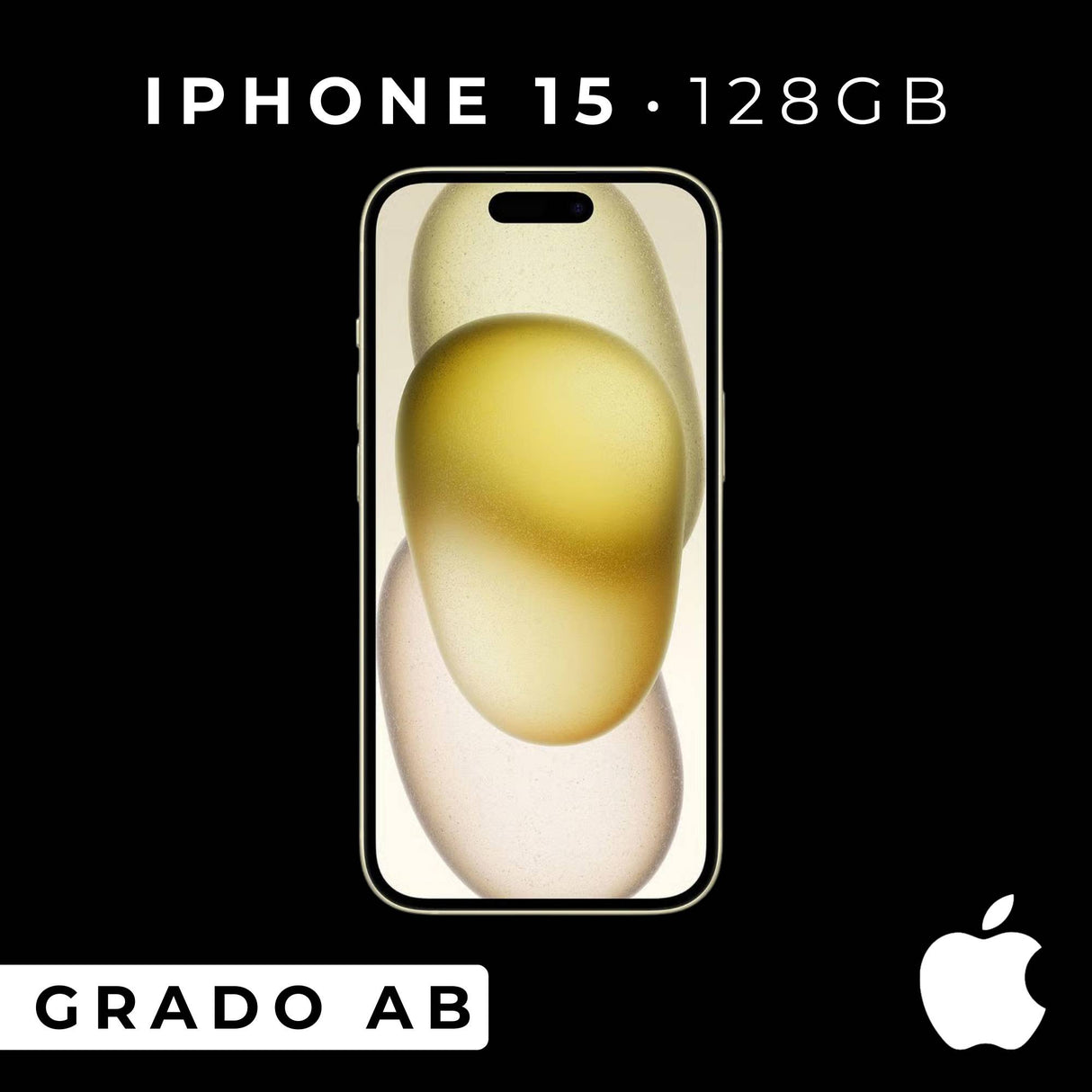 Apple iPhone 15 128GB Giallo Ricondizionato - Buono