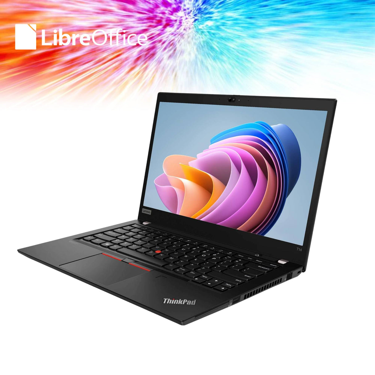 Notebook Pc Portatile Lenovo ThinkPad T14 14" FHD i5-1135G7 Ram 16Gb SSD 512Gb Win 11 Pro Libre ricondizionato