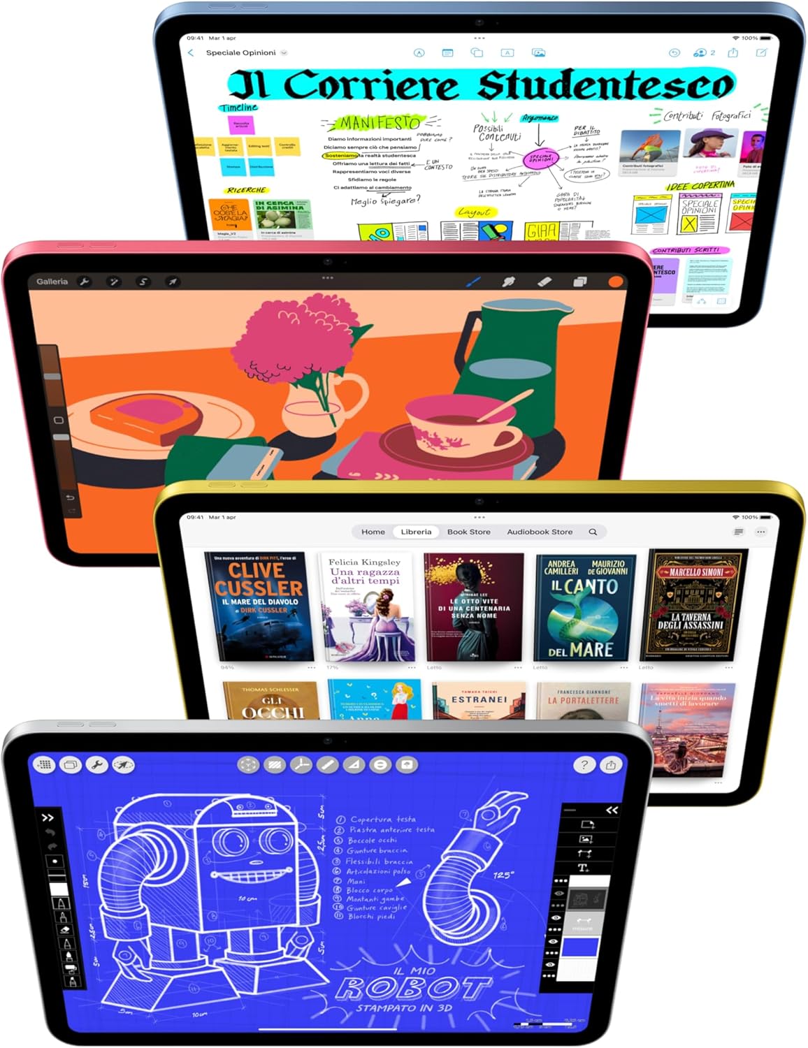 Apple iPad 2022 10th 10.9" Wi-Fi + LTE Ricondizionato