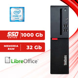 PC Computer Desktop Fisso LENOVO M710S SFF i7-6700 Ram 32GB SSD 1000GB Win 10 Pro Libre
