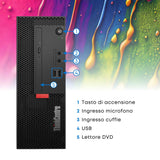 HTR - Lenovo M710e SFF i5-6500 Ram 8GB SSD 256GB Win10 Libre