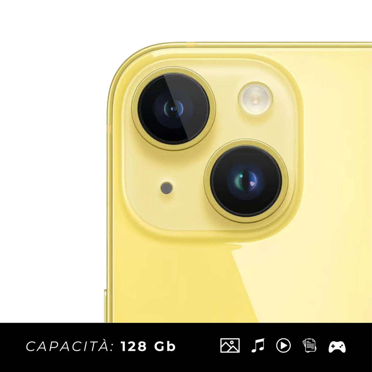 Apple iPhone 14 128GB Giallo Ricondizionato - Ottimo