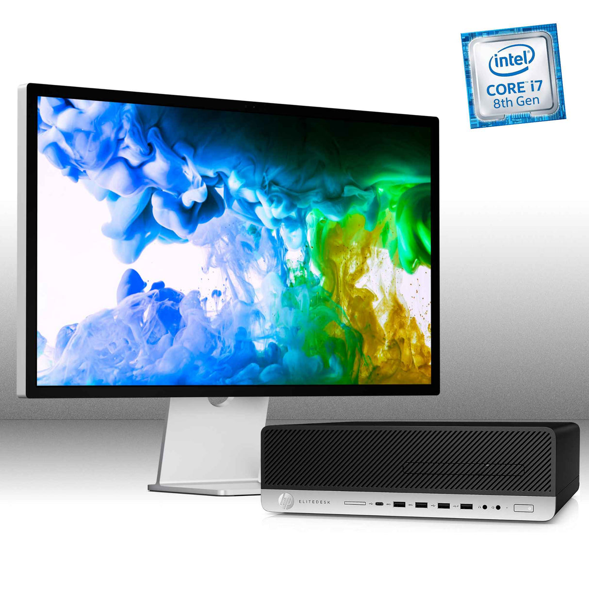 Pc Computer Desktop Fisso  HP 800 G4 SFF i7-8700 Ram 16GB SSD 256GB Win 11 Pro