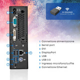 PC Computer Desktop Mini Fujitsu Q556 i7-6700T Ram 8Gb SSD 256Gb Win 11 Pro