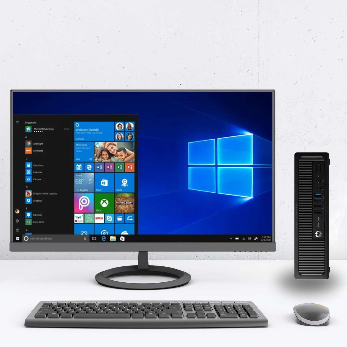 PC Computer Desktop Fisso HP 800 G1 USDT I7-4770S RAM 16GB SSD 512GB Win 11
