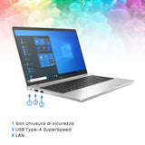 Notebook Pc Portatile HP Probook 640 G8 i5-1135G7 16GB 256GB 14" Win11