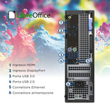 Pc Computer Desktop Fisso Dell 5050 SFF i5-7500 Ram 32GB SSD 512GB Win 10 Pro