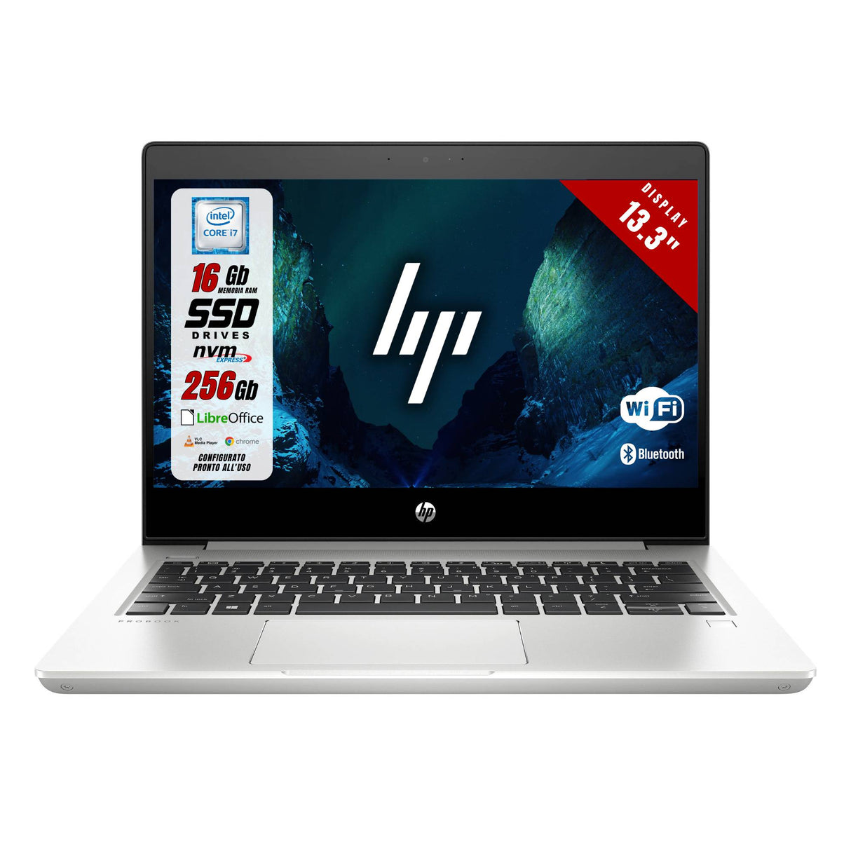 Notebook Portatile HP Probook 430 G6 i7-8565U 16 256 W11 Libre Ricondizionato