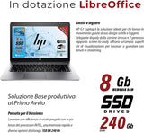 Notebook PC Portatile HP Elitebook 1040 Folio G1 i7-4600U 14,1" Ram 8Gb SSD 256Gb Win 10 Pro