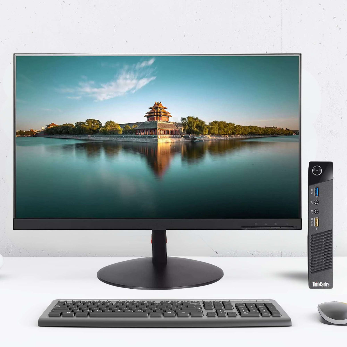 Pc Computer Desktop Fisso Lenovo M73/M93 Tiny i7-4790T Ram 8Gb SSD 256Gb Win 10 Pro